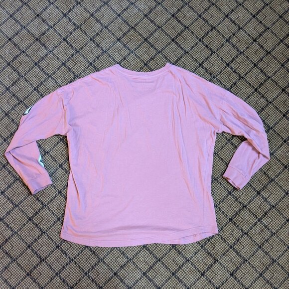 Volcom Men's Iconic Stone Long Sleeve T-Shirt Pink Size XS 100% Cotton Lounge - Picture 7 of 9